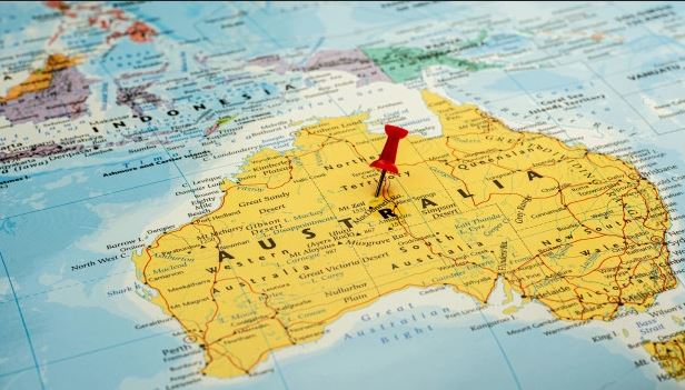خريطة استراليا