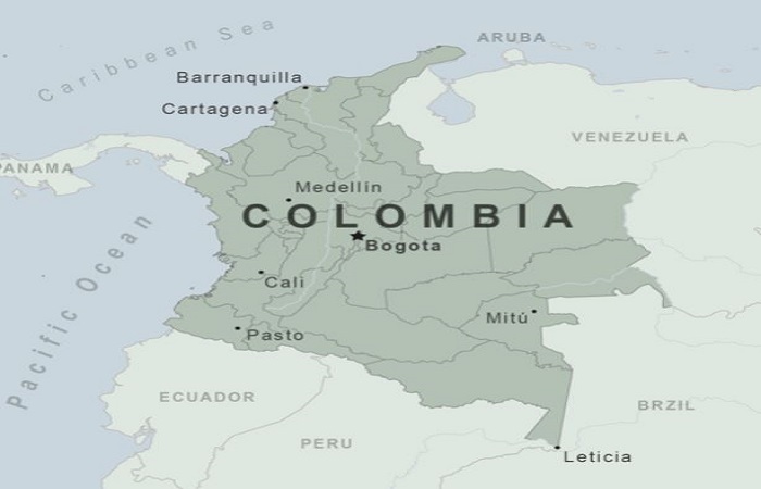 خريطة كولومبيا