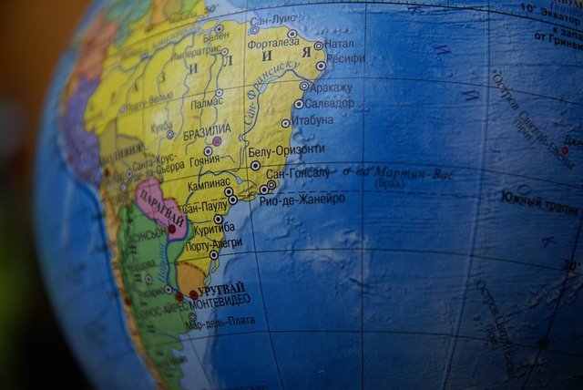 خريطة البرازيل وحدودها