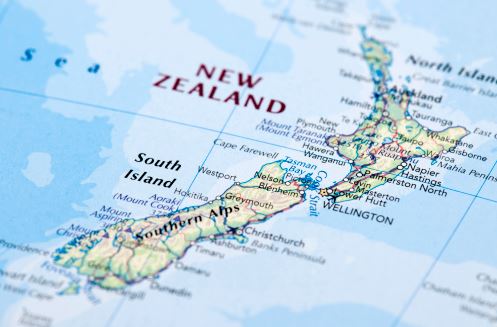 خريطة نيوزيلندا