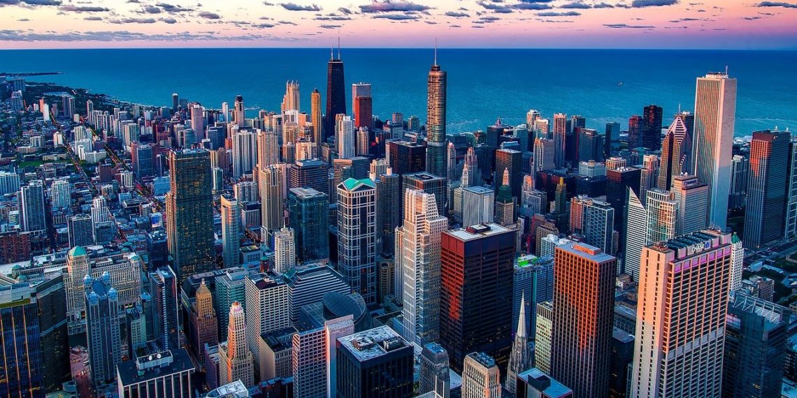 الطقس في شيكاغو إلينوي