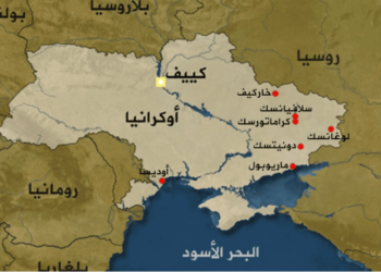 خريطة أوكرانيا