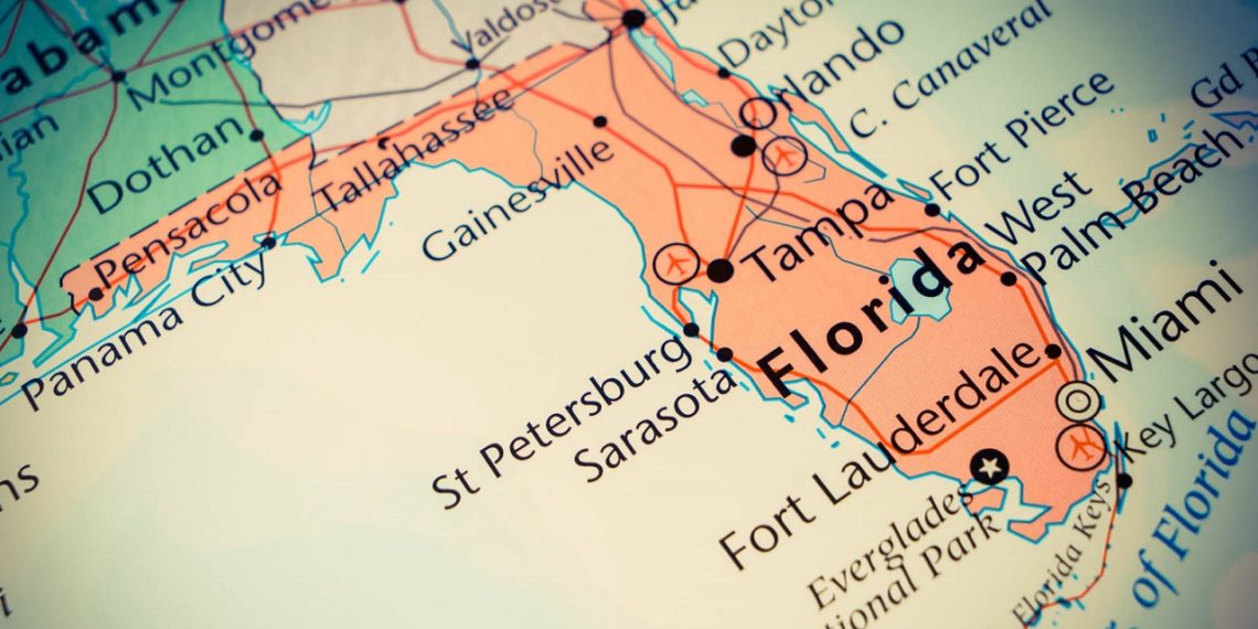 خريطة فلوريدا