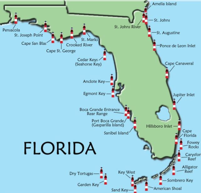 خريطة فلوريدا