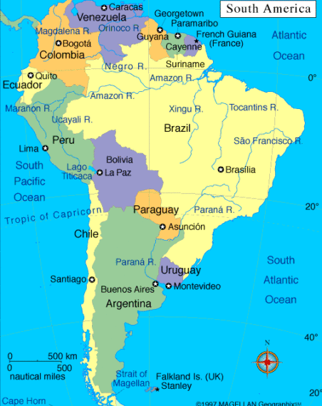 أمريكا الجنوبية