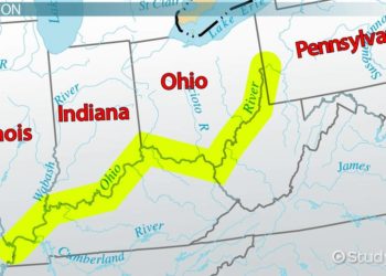 أين تقع ولاية أوهايو الأمريكية