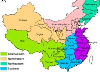 خريطة الصين