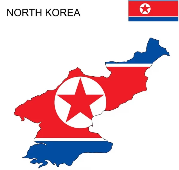 علم كوريا الشمالية