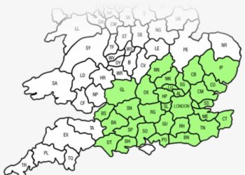 الرمز البريدي للمملكة المنحدة