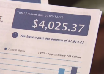 رجل من ديترويت يتلقى فاتورة مياه بقيمة 4000 دولار !