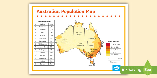 خريطة أستراليا