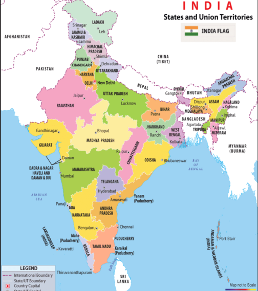 خريطة الهند