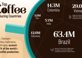 أكثر الدول إنتاجاً للبن في العالم