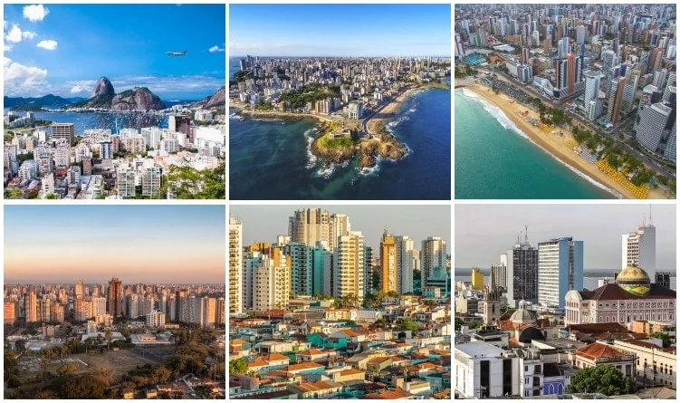 مدن البرازيل الرئيسية 
