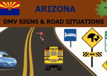 أسئلة امتحان السياقة في أريزونا 