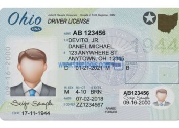 اختبار السياقة في ولاية أوهايو 